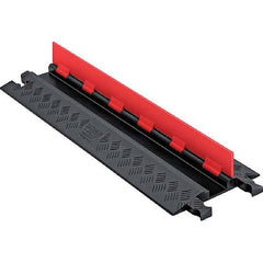 Checkers - On Floor Cable Covers Cover Material: Polyurethane Number of Channels: 1 - Exact Tooling