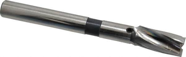 Cleveland - 5/8" Diam, 1/2" Shank, Diam, 3 Flutes, Straight Shank, Interchangeable Pilot Counterbore - Exact Tooling