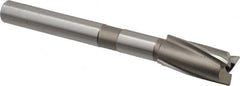 Cleveland - 23/32" Diam, 1/2" Shank, Diam, 3 Flutes, Straight Shank, Interchangeable Pilot Counterbore - Exact Tooling