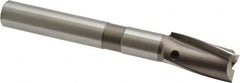 Cleveland - 13/16" Diam, 5/8" Shank, Diam, 3 Flutes, Straight Shank, Interchangeable Pilot Counterbore - Exact Tooling