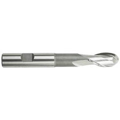 3/4" Dia. - 5-3/8" OAL; HSS-TiN - Ball Nose Extension SE EM - 2 FL - Exact Tooling