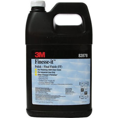 3M - 1 L Water Soluble Compound - Compound Grade Ultra Fine, Grade Very Fine, 1,200 Grit, Gray, For Scratch Removal, Use on Painted Metals - Exact Tooling
