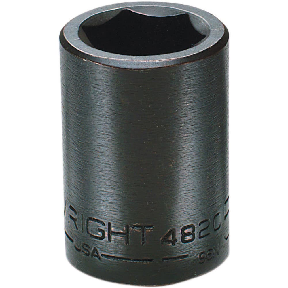 Wright Tool & Forge - Impact Sockets; Drive Size: 1/2 ; Size (Inch): 9/16 ; Type: Standard ; Style: Impact Socket ; Style: Impact Socket ; Style: Impact Socket - Exact Tooling