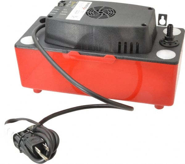 Value Collection - 1/2 Gallon Tank Capacity, 115V Volt, Electronic Condensate Pump, Condensate System - 3/8 Barbed Outlet Size - Exact Tooling