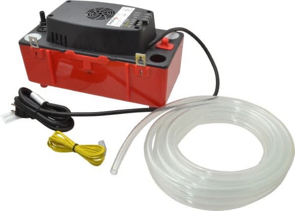 Value Collection - 1/2 Gallon Tank Capacity, 115V Volt, Electronic Condensate Pump, Condensate System - 3/8 Barbed Outlet Size - Exact Tooling