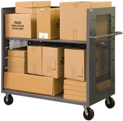 Durham - 2,000 Lb Capacity, 1 Shelf, Stock Truck - 36" Long x 36-1/2" Wide x 56-7/16" High - Exact Tooling