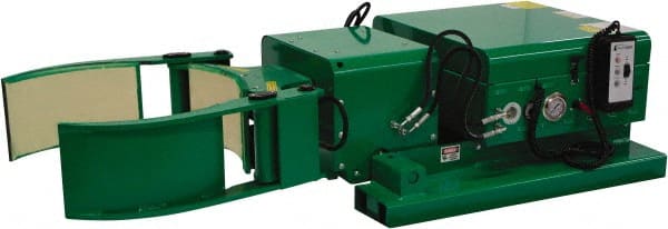 Valley Craft - 2,000 Lb Load Capacity, 30, 55 & 85 Gal Forklift Drum Rotator - Steel Wheels - Exact Tooling