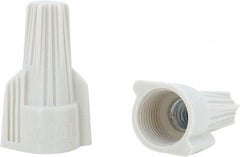 Ideal - 3, 22 to 3, 10 AWG, 600 Volt, Flame Retardant, Wing Twist on Wire Connector - Tan, 221°F - Exact Tooling