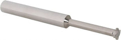 Scientific Cutting Tools - 12 TPI, ACME Internal Single Profile Thread Mill - 3/8" Noml Diam, 0.235" Cut Diam, 1/4" Shank Diam, 4 Flute, 0.13" Neck Diam, 0.9" Neck Length, 2-1/2" OAL, Bright Finish - Exact Tooling