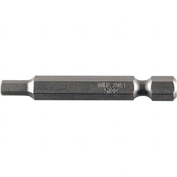 Wiha - 5mm Power Bit - 2-3/4" OAL - Exact Tooling