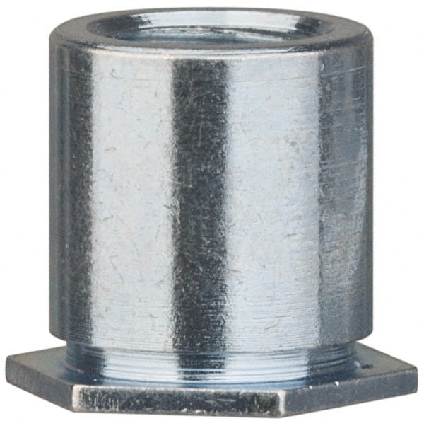 Electro Hardware - #6-32, 1/2" OAL, 1/4" Across Flats, Steel Hex Female Circuit Board Standoffs - 1/2" Body Length, Zinc-Plated Finish - Exact Tooling