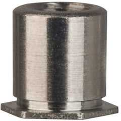 Electro Hardware - #4-40, 0.437" OAL, 0.187" Across Flats, Stainless Steel Female Hex Circuit Board Standoff - Exact Tooling