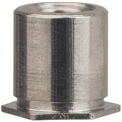 Electro Hardware - #6-32, 1/2" OAL, 1/4" Across Flats, Stainless Steel Female Hex Circuit Board Standoff - Exact Tooling