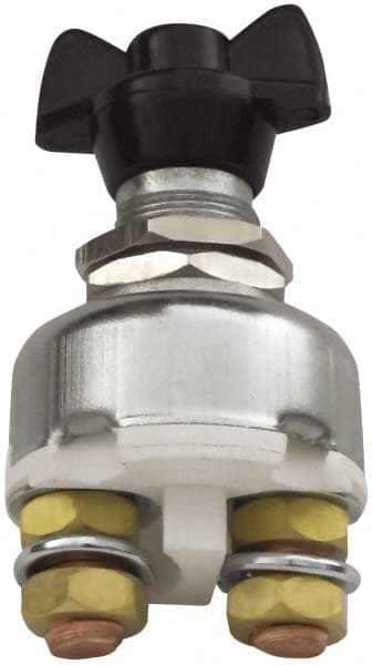 Battery Doctor - 1 Position, 12 Volt, 100 Continuous Amp, Inline Battery Switch - Battery Knife Switch Sequence, 1 Switch, Gold - Exact Tooling