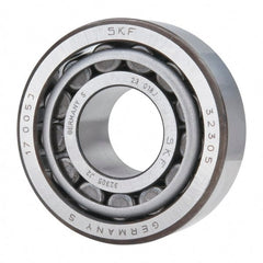 SKF - 25mm Bore Diam, 62mm OD, 25.25mm Wide, Tapered Roller Bearing - 60,500 N Dynamic Load Capacity, 63,000 N Static Load Capacity - Exact Tooling