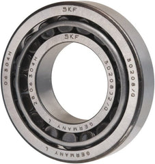 SKF - 40mm Bore Diam, 80mm OD, 19.75mm Wide, Tapered Roller Bearing - 61,600 N Dynamic Load Capacity, 68,000 N Static Load Capacity - Exact Tooling