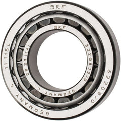 SKF - 40mm Bore Diam, 80mm OD, 24.75mm Wide, Tapered Roller Bearing - 74,800 N Dynamic Load Capacity, 86,500 N Static Load Capacity - Exact Tooling