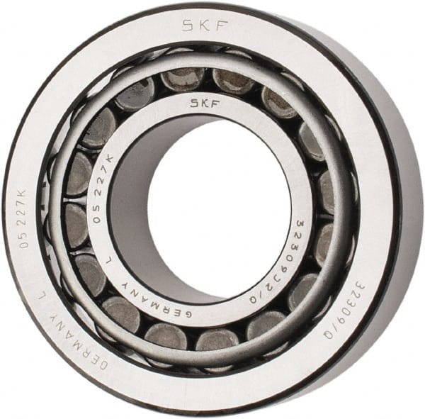 SKF - 45mm Bore Diam, 100mm OD, 38.25mm Wide, Tapered Roller Bearing - 140,000 N Dynamic Load Capacity, 170,000 N Static Load Capacity - Exact Tooling