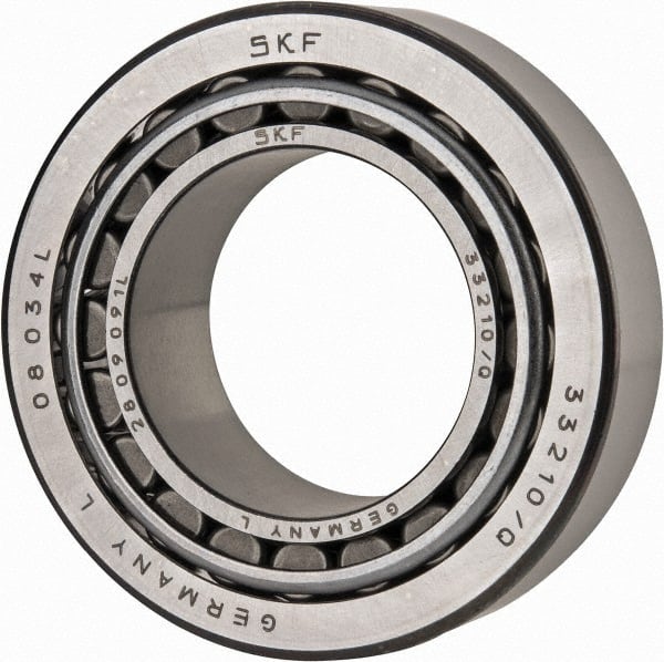 SKF - 50mm Bore Diam, 90mm OD, 32mm Wide, Tapered Roller Bearing - 114,000 N Dynamic Load Capacity, 160,000 N Static Load Capacity - Exact Tooling