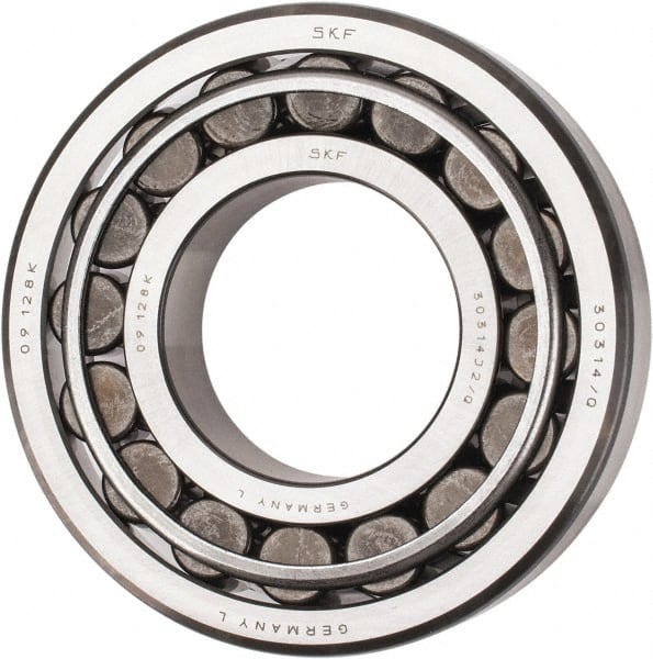 SKF - 70mm Bore Diam, 150mm OD, 38mm Wide, Tapered Roller Bearing - 220,000 N Dynamic Load Capacity, 260,000 N Static Load Capacity - Exact Tooling