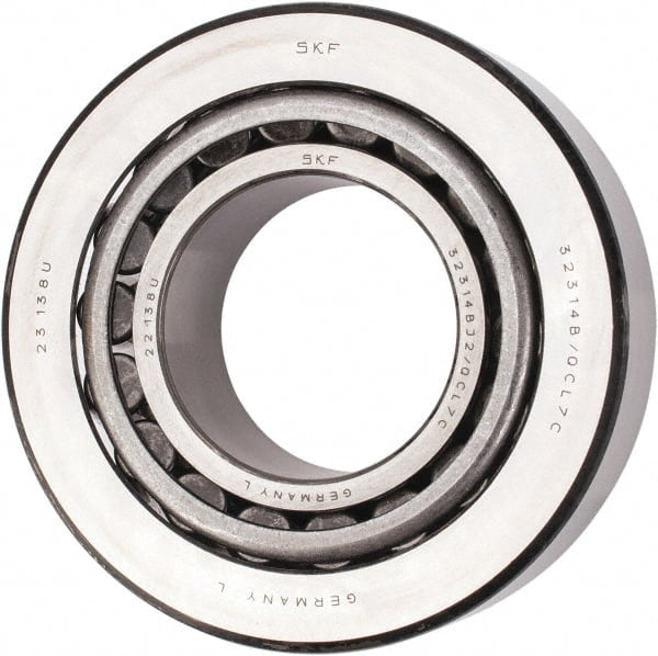 SKF - 70mm Bore Diam, 150mm OD, 54mm Wide, Tapered Roller Bearing - 281,000 N Dynamic Load Capacity, 400,000 N Static Load Capacity - Exact Tooling