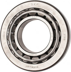 SKF - 75mm Bore Diam, 160mm OD, 40mm Wide, Tapered Roller Bearing - 209,000 N Dynamic Load Capacity, 245,000 N Static Load Capacity - Exact Tooling