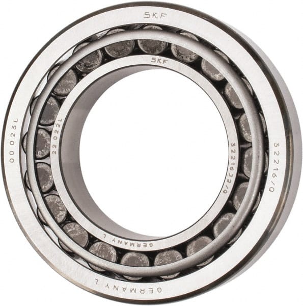 SKF - 80mm Bore Diam, 140mm OD, 35.25mm Wide, Tapered Roller Bearing - 187,000 N Dynamic Load Capacity, 245,000 N Static Load Capacity - Exact Tooling