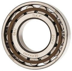 SKF - 25mm Bore Diam, 52mm Outside Diam, 15mm Wide Cylindrical Roller Bearing - 28,600 N Dynamic Capacity, 27,000 Lbs. Static Capacity - Exact Tooling