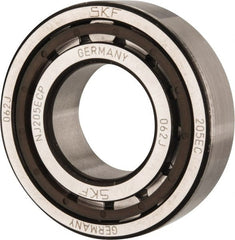 SKF - 25mm Bore Diam, 52mm Outside Diam, 15mm Wide Cylindrical Roller Bearing - 28,600 N Dynamic Capacity, 27,000 Lbs. Static Capacity - Exact Tooling