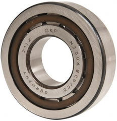 SKF - 30mm Bore Diam, 72mm Outside Diam, 19mm Wide Cylindrical Roller Bearing - 51,200 N Dynamic Capacity, 48,000 Lbs. Static Capacity - Exact Tooling