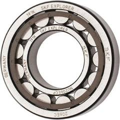 SKF - 30mm Bore Diam, 62mm Outside Diam, 16mm Wide Cylindrical Roller Bearing - 38,000 N Dynamic Capacity, 36,500 Lbs. Static Capacity - Exact Tooling