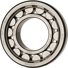 SKF - 35mm Bore Diam, 72mm Outside Diam, 17mm Wide Cylindrical Roller Bearing - 48,400 N Dynamic Capacity, 48,000 Lbs. Static Capacity - Exact Tooling