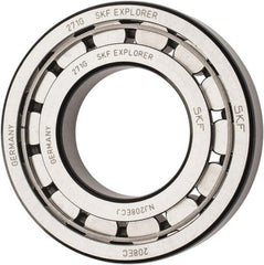 SKF - 40mm Bore Diam, 80mm Outside Diam, 18mm Wide Cylindrical Roller Bearing - 53,900 N Dynamic Capacity, 53,000 Lbs. Static Capacity - Exact Tooling