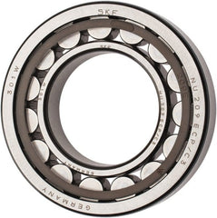 SKF - 45mm Bore Diam, 85mm Outside Diam, 19mm Wide Cylindrical Roller Bearing - 60,500 N Dynamic Capacity, 64,000 Lbs. Static Capacity - Exact Tooling