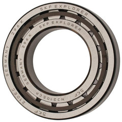 SKF - 50mm Bore Diam, 90mm Outside Diam, 20mm Wide Cylindrical Roller Bearing - 64,400 N Dynamic Capacity, 69,500 Lbs. Static Capacity - Exact Tooling