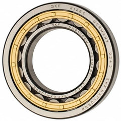 SKF - 60mm Bore Diam, 110mm Outside Diam, 22mm Wide Cylindrical Roller Bearing - 93,500 N Dynamic Capacity, 102,000 Lbs. Static Capacity - Exact Tooling