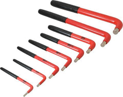 Wiha - 8 Piece Insulated L-Key Hex Key Set - Hex Range 1/8 to 1/2" - Exact Tooling