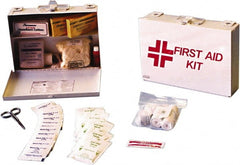 Ability One - 47 Piece, 47 Person, Industrial First Aid Kit - Metal Case - Exact Tooling