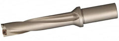 Sumitomo - 7.697" Max Drill Depth, 5xD, 1-1/2" Diam, Indexable Insert Drill - 2 Inserts, 1-1/2" Shank Diam, Whistle Notch Shank - Exact Tooling