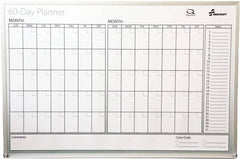 Ability One - 2" High x 26" Wide Dry Erase - Mylar Laminated, 39" Deep, Includes Accessory Tray, Mounting Kit, Instructions & Four Dry Erase Markers (Black, Blue, Green, Red) - Exact Tooling
