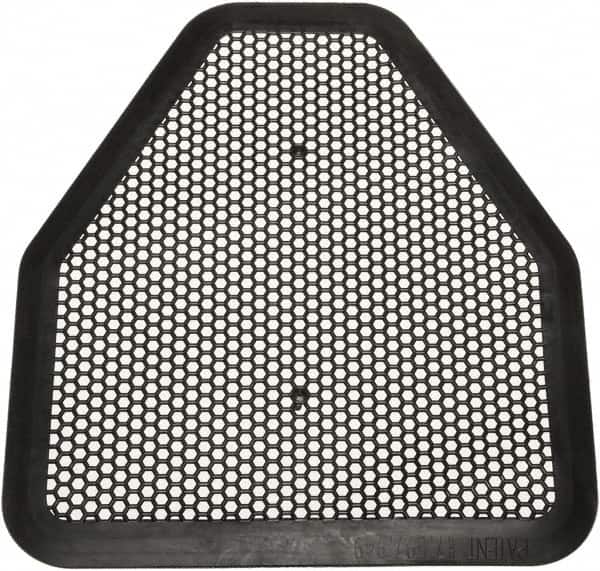 Ability One - Disposable Urinal Mat - Black, Apple Scented - Exact Tooling