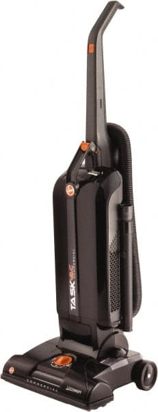 Hoover - Single Motor Lightweight Upright Vacuum Cleaner - 13-1/2" Cleaning Width, 12" Amps, Comfort Hand Grip, Black & Orange - Exact Tooling