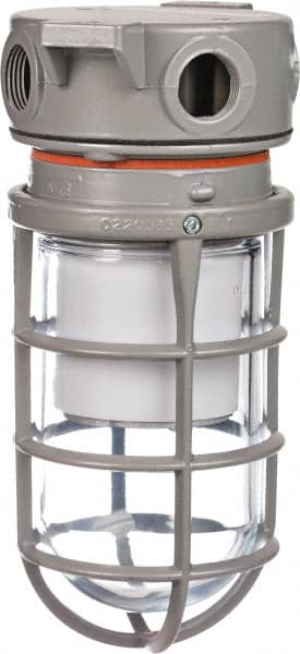 Hubbell Killark - 120 to 277 VAC, 16 Watt, LED Hazardous Location Light Fixture - Corrosion, Dirt, Dust, Heat, Moisture & Vibration Resistant, Aluminum Housing - Exact Tooling
