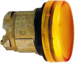 Schneider Electric - Orange Lens Pilot Light - Round Lens, Shock Resistant, Vibration Resistant, Water Resistant - Exact Tooling