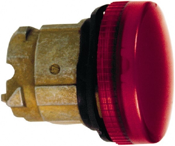 Schneider Electric - Red Lens Pilot Light - Round Lens, Shock Resistant, Vibration Resistant, Water Resistant - Exact Tooling