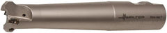 Walter - 31.75mm Cut Diam, 0.1181mm Max Depth of Cut, 1-1/4" Shank Diam, 7" OAL, Indexable Chamfer & Angle End Mill - ODM. 0504.., ODH. 0504.. Insert Style, Weldon Shank - Exact Tooling