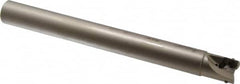 Walter - 3/4" Cut Diam, 11mm Max Depth of Cut, 3/4" Shank Diam, 7.53" OAL, Indexable Square Shoulder End Mill - AD.T 1204.. Inserts, Cylindrical Shank, 90° Lead Angle - Exact Tooling