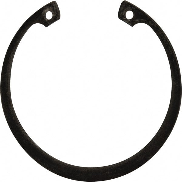 Rotor Clip - 0.078" Thick, Phosphate Finish, Steel Snap Internal Retaining Ring - 0.086" Groove Width, 0.074" Groove Depth, 2.648" Groove Diam, Grade 1060-1090 - Exact Tooling