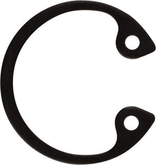 Rotor Clip - 0.035" Thick, Phosphate Finish, Steel Snap Internal Retaining Ring - 0.039" Groove Width, 0.017" Groove Depth, 0.596" Groove Diam, Grade 1060-1090 - Exact Tooling