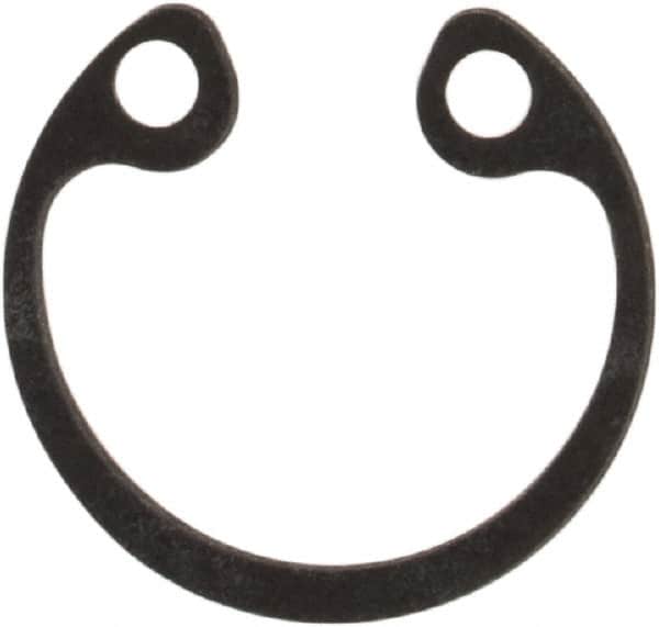 Rotor Clip - 0.015" Thick, Phosphate Finish, Steel Snap Internal Retaining Ring - 0.02" Groove Width, 0.009" Groove Depth, 0.268" Groove Diam, Grade 1060-1090 - Exact Tooling